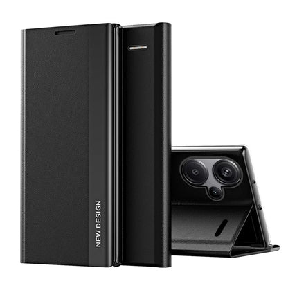 For Xiaomi Redmi Note 13 Pro+ 5G Cell Phone Case Anti-fall PC Shell PU Leather Cover