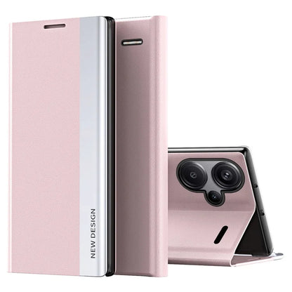 For Xiaomi Redmi Note 13 Pro+ 5G Cell Phone Case Anti-fall PC Shell PU Leather Cover