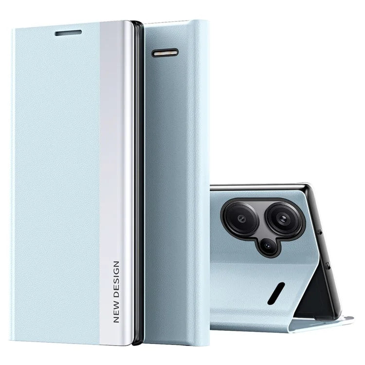 For Xiaomi Redmi Note 13 Pro+ 5G Cell Phone Case Anti-fall PC Shell PU Leather Cover
