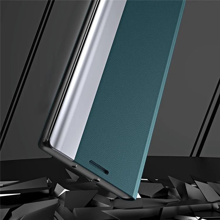 For Honor X8b 4G Case PU Leather Electroplating Flip Stand Protective Cover
