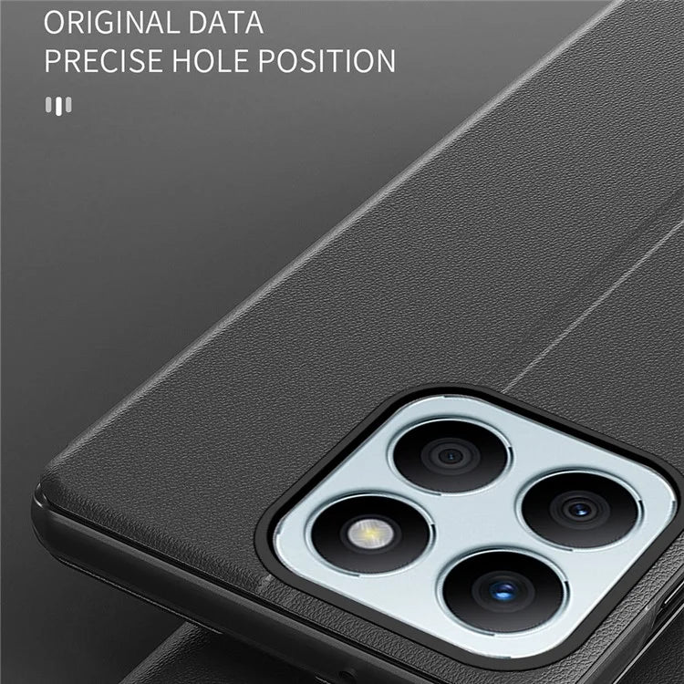 For Honor X8b 4G Case Shockproof Leather+PC View Window Phone Cover