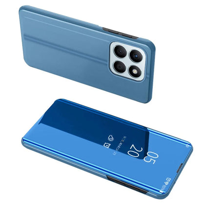 For Honor X8b 4G Leather Case Stand View Window Smart Phone Cover