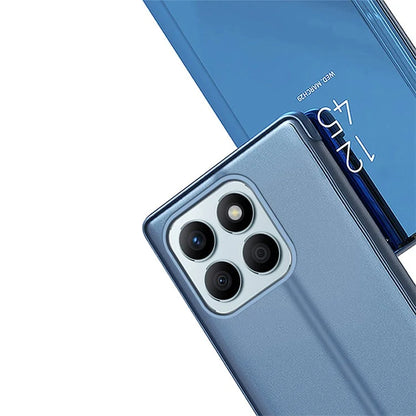 For Honor X8b 4G Leather Case Stand View Window Smart Phone Cover