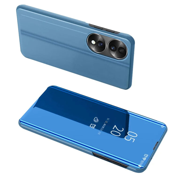 For Honor X7b 4G PU Leather Case Flip Stand View Window Phone Protector
