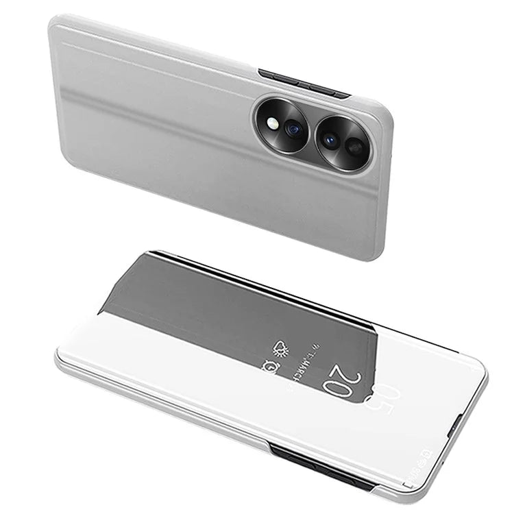 For Honor X7b 4G PU Leather Case Flip Stand View Window Phone Protector