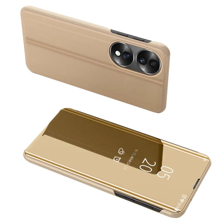 For Honor X7b 4G PU Leather Case Flip Stand View Window Phone Protector