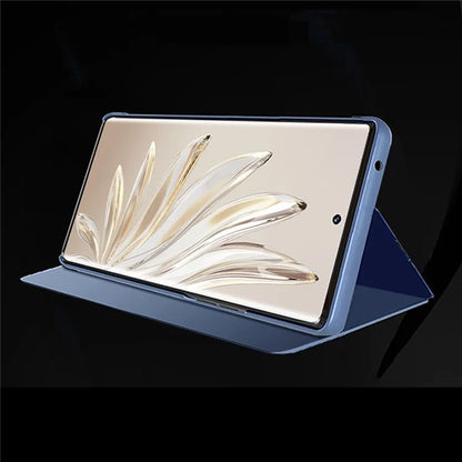 For Honor X7b 4G PU Leather Case Flip Stand View Window Phone Protector