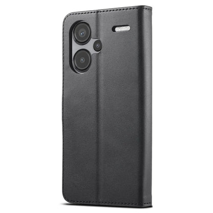 LC.IMEEKE For Xiaomi Redmi Note 13 Pro+ 5G Case Calf Texture Leather Wallet Folio Flip Phone Cover