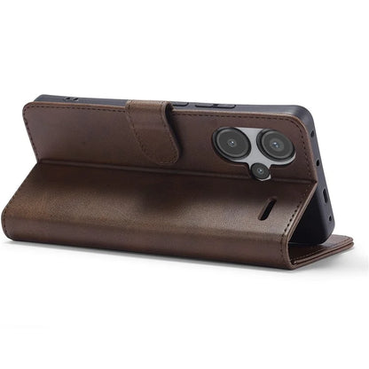 LC.IMEEKE For Xiaomi Redmi Note 13 Pro+ 5G Case Calf Texture Leather Wallet Folio Flip Phone Cover