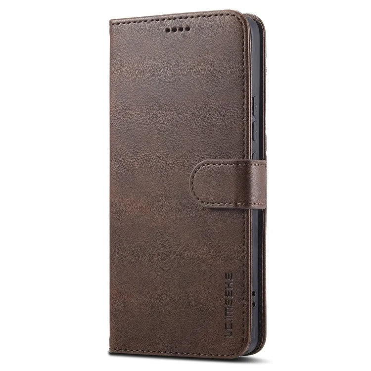 LC.IMEEKE For Xiaomi Redmi Note 13 Pro+ 5G Case Calf Texture Leather Wallet Folio Flip Phone Cover