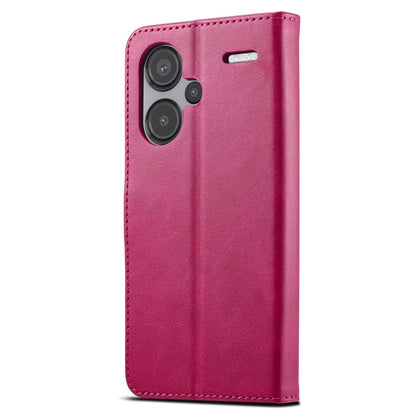 LC.IMEEKE For Xiaomi Redmi Note 13 Pro+ 5G Case Calf Texture Leather Wallet Folio Flip Phone Cover