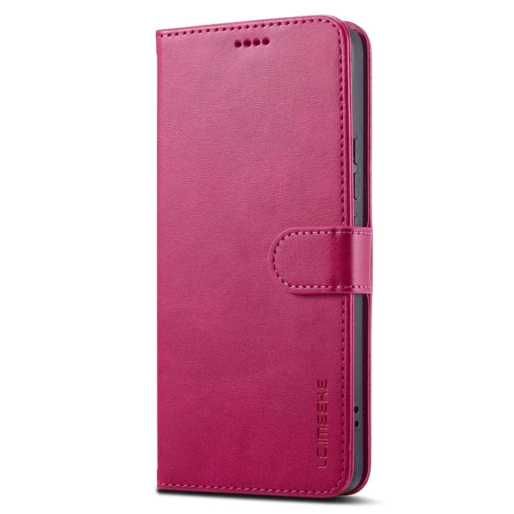 LC.IMEEKE For Xiaomi Redmi Note 13 Pro+ 5G Case Calf Texture Leather Wallet Folio Flip Phone Cover