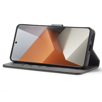 LC.IMEEKE For Xiaomi Redmi Note 13 Pro+ 5G Case Calf Texture Leather Wallet Folio Flip Phone Cover