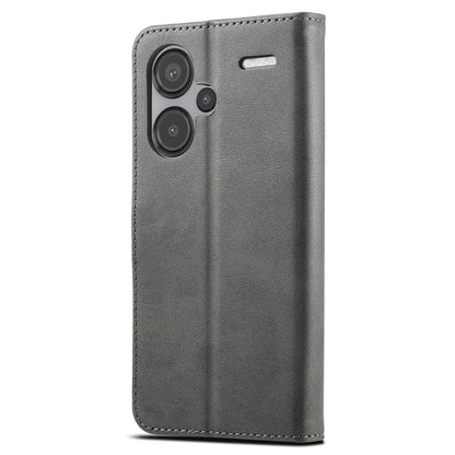 LC.IMEEKE For Xiaomi Redmi Note 13 Pro+ 5G Case Calf Texture Leather Wallet Folio Flip Phone Cover