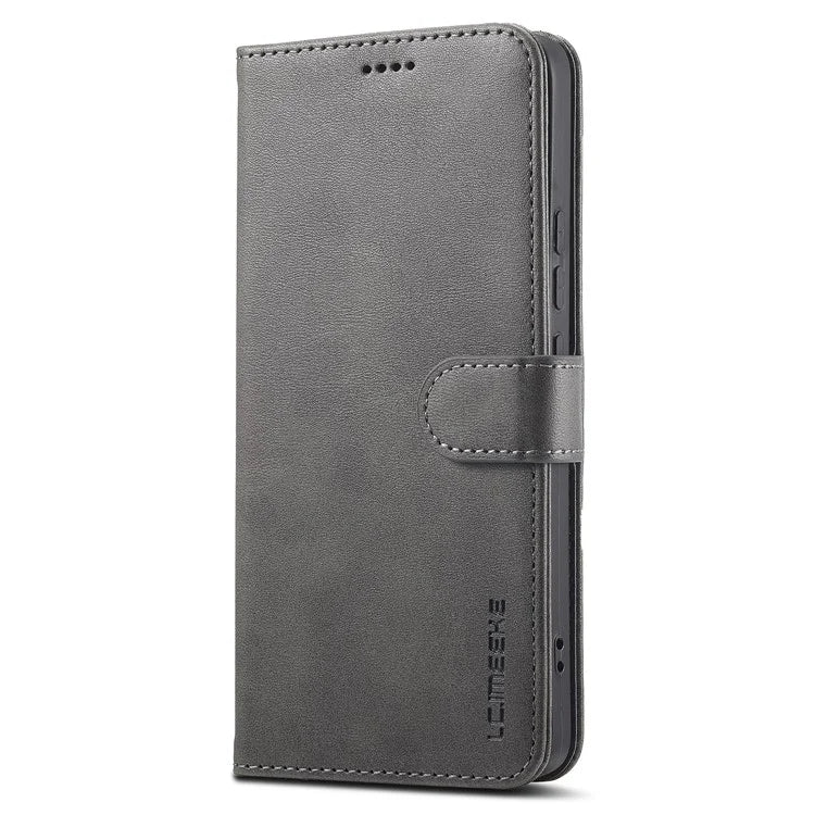 LC.IMEEKE For Xiaomi Redmi Note 13 Pro+ 5G Case Calf Texture Leather Wallet Folio Flip Phone Cover