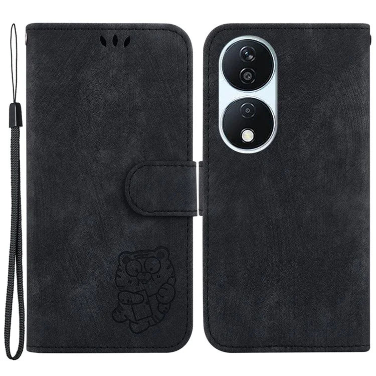For Honor X7b 4G / Play 50 Plus 5G Phone Case Tiger Pattern Wallet Cover