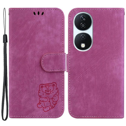 For Honor X7b 4G / Play 50 Plus 5G Phone Case Tiger Pattern Wallet Cover