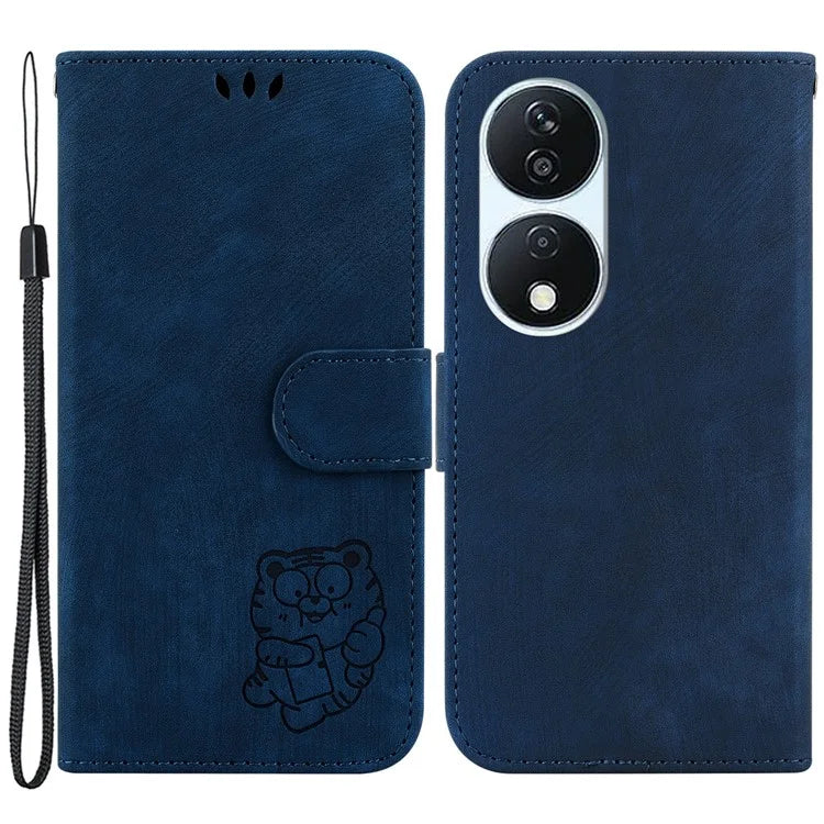 For Honor X7b 4G / Play 50 Plus 5G Phone Case Tiger Pattern Wallet Cover