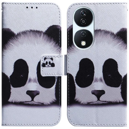 For Honor X7b 4G / Play 50 Plus 5G Leather Case Pattern Printing Wallet Phone Cover
