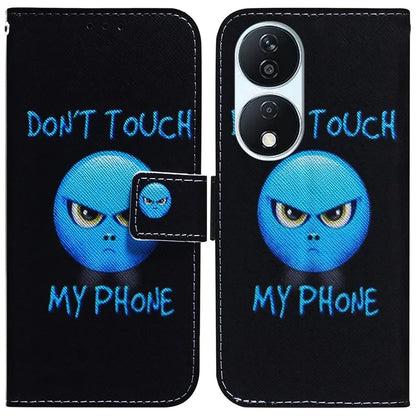 For Honor X7b 4G / Play 50 Plus 5G Leather Case Pattern Printing Wallet Phone Cover