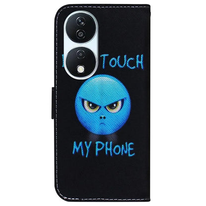 For Honor X7b 4G / Play 50 Plus 5G Leather Case Pattern Printing Wallet Phone Cover