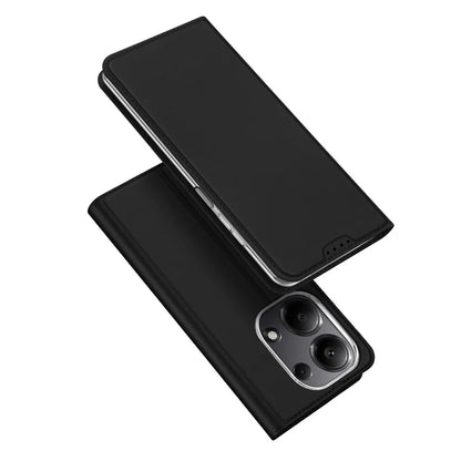 DUX DUCIS Skin Pro Series For Xiaomi Redmi Note 13 Pro 4G / Poco M6 Pro 4G Phone Case Card Slots PU Leather Cover