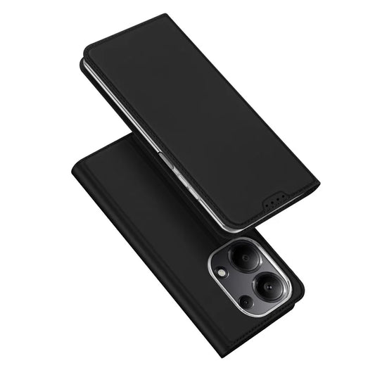 DUX DUCIS Skin Pro Series For Xiaomi Redmi Note 13 Pro 4G / Poco M6 Pro 4G Phone Case Card Slots PU Leather Cover