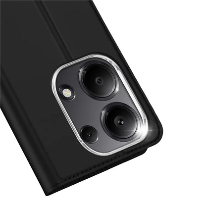 DUX DUCIS Skin Pro Series For Xiaomi Redmi Note 13 Pro 4G / Poco M6 Pro 4G Phone Case Card Slots PU Leather Cover
