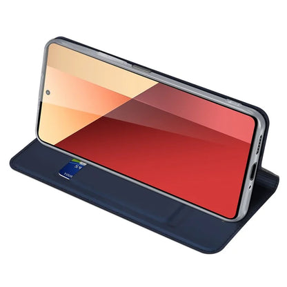 DUX DUCIS Skin Pro Series For Xiaomi Redmi Note 13 Pro 4G / Poco M6 Pro 4G Phone Case Card Slots PU Leather Cover