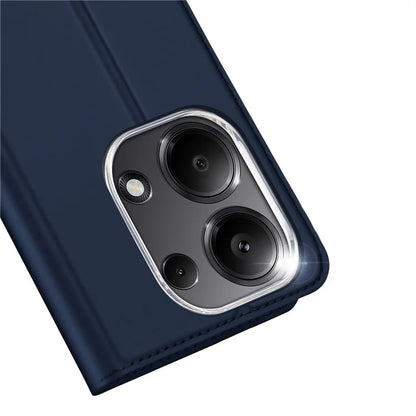 DUX DUCIS Skin Pro Series For Xiaomi Redmi Note 13 Pro 4G / Poco M6 Pro 4G Phone Case Card Slots PU Leather Cover