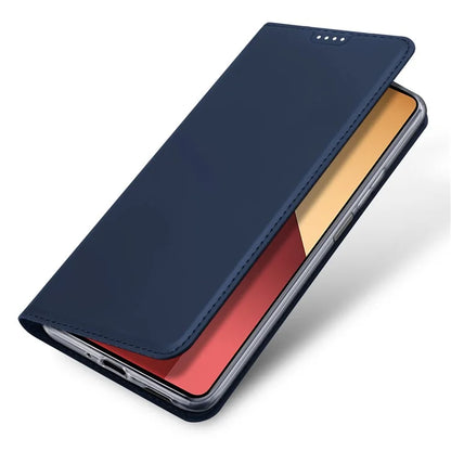 DUX DUCIS Skin Pro Series For Xiaomi Redmi Note 13 Pro 4G / Poco M6 Pro 4G Phone Case Card Slots PU Leather Cover