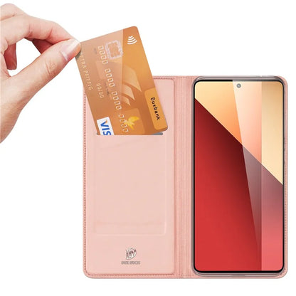 DUX DUCIS Skin Pro Series For Xiaomi Redmi Note 13 Pro 4G / Poco M6 Pro 4G Phone Case Card Slots PU Leather Cover