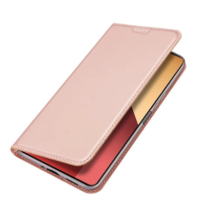DUX DUCIS Skin Pro Series For Xiaomi Redmi Note 13 Pro 4G / Poco M6 Pro 4G Phone Case Card Slots PU Leather Cover