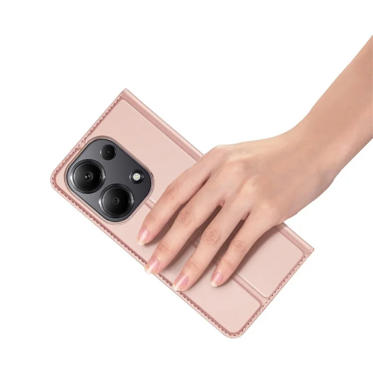 DUX DUCIS Skin Pro Series For Xiaomi Redmi Note 13 Pro 4G / Poco M6 Pro 4G Phone Case Card Slots PU Leather Cover