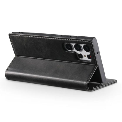 SUTENI For Samsung Galaxy S24 Ultra Case Magnetic Closing Flip Leather Phone Cover