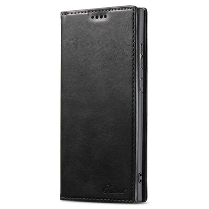 SUTENI For Samsung Galaxy S24 Ultra Case Magnetic Closing Flip Leather Phone Cover