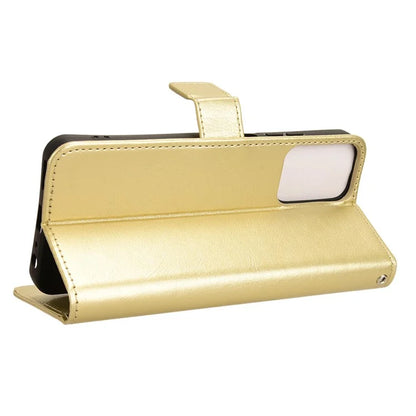 For Motorola Moto G34 5G Case Crazy Horse Texture Leather Wallet Stand Anti-drop Cell Phone Cover