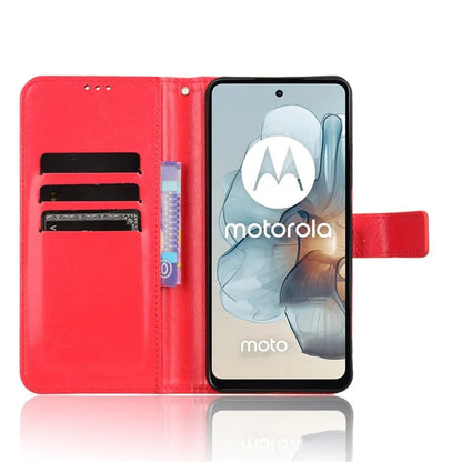 For Motorola Moto G34 5G Case Crazy Horse Texture Leather Wallet Stand Anti-drop Cell Phone Cover