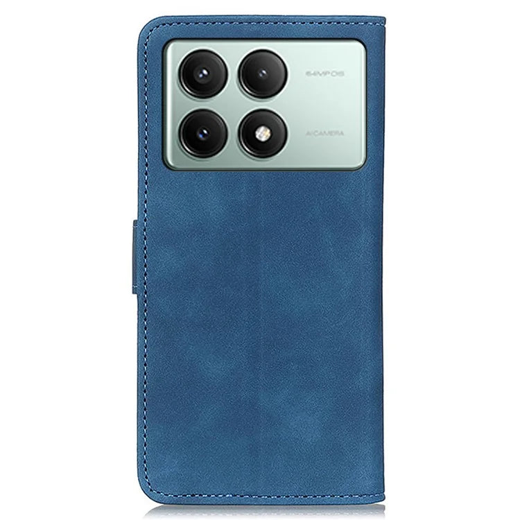 KHAZNEH For Xiaomi Redmi K70E 5G / Poco X6 Pro 5G Wallet Case Retro PU Leather Phone Cover Stand