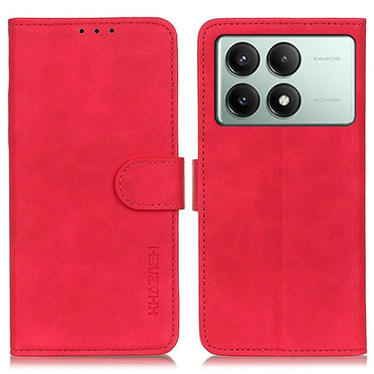 KHAZNEH For Xiaomi Redmi K70E 5G / Poco X6 Pro 5G Wallet Case Retro PU Leather Phone Cover Stand