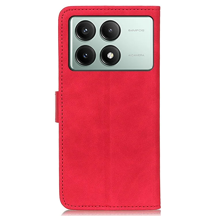 KHAZNEH For Xiaomi Redmi K70E 5G / Poco X6 Pro 5G Wallet Case Retro PU Leather Phone Cover Stand