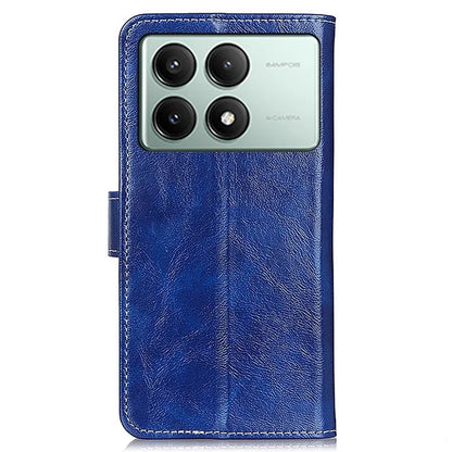 For Xiaomi Redmi K70E 5G / Poco X6 Pro 5G Case Retro Crazy Horse Texture PU Leather Wallet Phone Cover