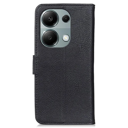 KHAZNEH For Xiaomi Redmi Note 13 Pro 4G / Poco M6 Pro 4G Wallet Case Cowhide Texture Leather Phone Cover