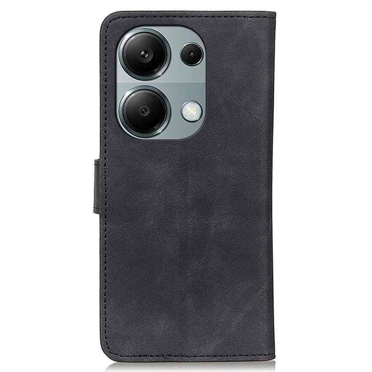 KHAZNEH For Xiaomi Redmi Note 13 Pro 4G / Poco M6 Pro 4G Phone Case Retro PU Leather Flip Cover