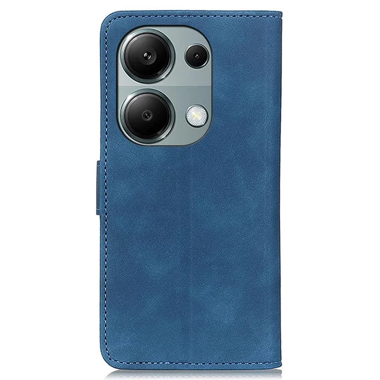 KHAZNEH For Xiaomi Redmi Note 13 Pro 4G / Poco M6 Pro 4G Phone Case Retro PU Leather Flip Cover