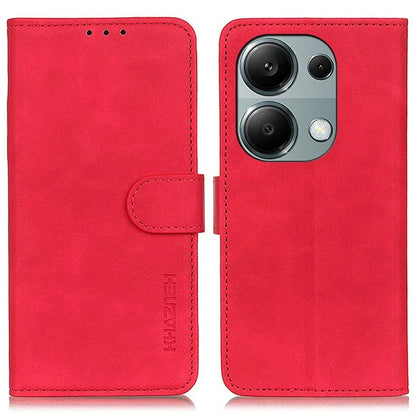 KHAZNEH For Xiaomi Redmi Note 13 Pro 4G / Poco M6 Pro 4G Phone Case Retro PU Leather Flip Cover