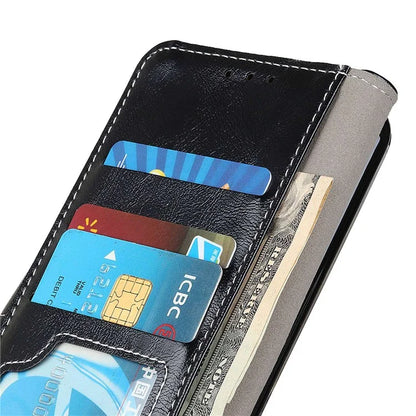 For Xiaomi Redmi Note 13 Pro 4G / Poco M6 Pro 4G Wallet Phone Case Retro Crazy Horse Texture PU Leather Cover