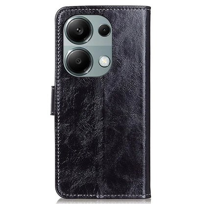 For Xiaomi Redmi Note 13 Pro 4G / Poco M6 Pro 4G Wallet Phone Case Retro Crazy Horse Texture PU Leather Cover