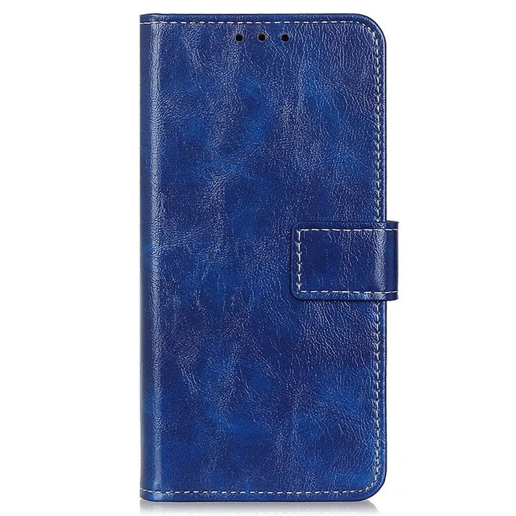 For Xiaomi Redmi Note 13 Pro 4G / Poco M6 Pro 4G Wallet Phone Case Retro Crazy Horse Texture PU Leather Cover