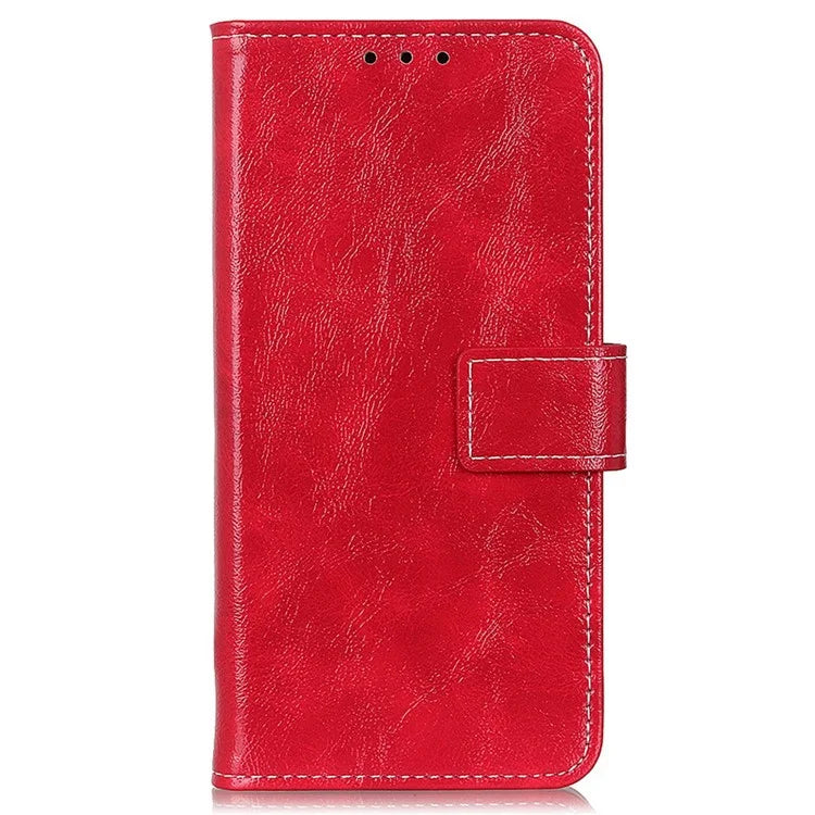 For Xiaomi Redmi Note 13 Pro 4G / Poco M6 Pro 4G Wallet Phone Case Retro Crazy Horse Texture PU Leather Cover